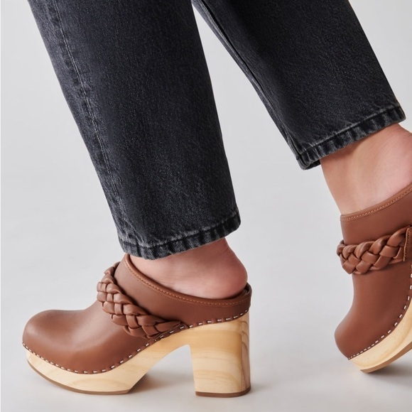 Dolce Vita Hila Braided Clog - saddle leather - size 11 - Picture 4 of 16